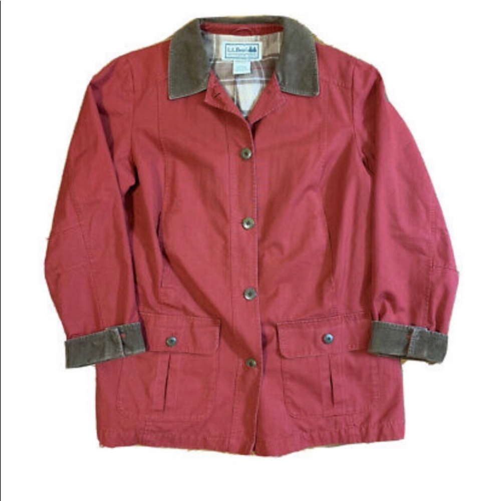 COPY - Womens LL BEAN Red Barn Coat
